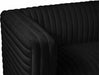 Meridian Furniture - Ravish Velvet Chair in Black - 640Black-C - GreatFurnitureDeal