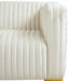 Meridian Furniture - Ravish Velvet Loveseat in Cream - 640Cream-L - GreatFurnitureDeal