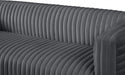 Meridian Furniture - Ravish Velvet Sofa in Grey - 640Grey-S - GreatFurnitureDeal