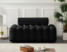 Meridian Furniture - Melody Velvet Loveseat in Black - 647Black-L - GreatFurnitureDeal
