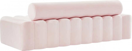 Meridian Furniture - Melody Velvet Sofa in Pink - 647Pink-S - GreatFurnitureDeal