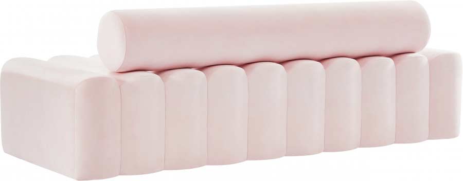 Meridian Furniture - Melody Velvet Sofa in Pink - 647Pink-S