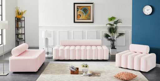 Meridian Furniture - Melody Velvet Chair in Pink - 647Pink-C - GreatFurnitureDeal