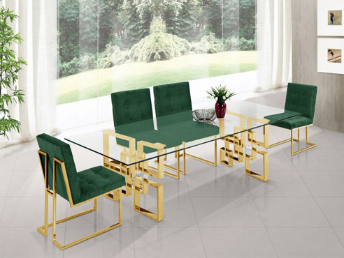 Meridian Furniture - Pierre 5 Piece Dining Room Set - 714-5SET - GreatFurnitureDeal