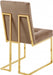 Meridian Furniture - Pierre Velvet Dining Chair in Beige (Set of 2) - 714BE-C - GreatFurnitureDeal