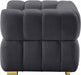 Meridian Furniture - Gwen Velvet Chair in Grey - 670Grey-C - GreatFurnitureDeal