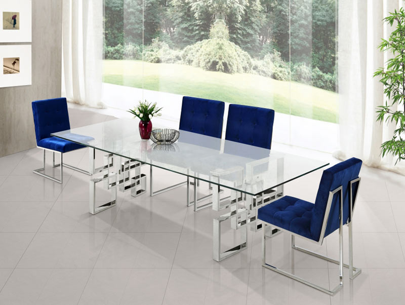 Meridian Furniture - Alexis 5 Piece Dining Room Set - 731-5SET - GreatFurnitureDeal