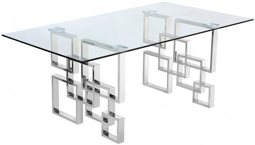 Meridian Furniture - Alexis Dining Table in Chrome - 731-T - GreatFurnitureDeal