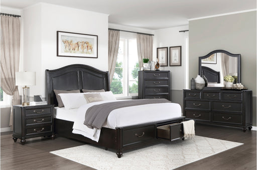 Homelegance - Herman 6 Piece California King Bedroom Set in Charcoal Brown - 1420-1CK*6 - GreatFurnitureDeal