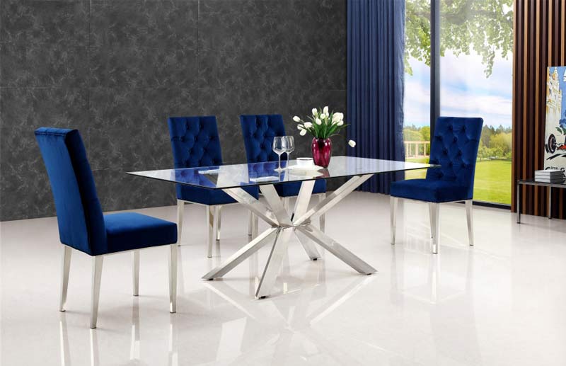 Meridian Furniture - Juno 5 Piece Dining Room Set - 732-5SET