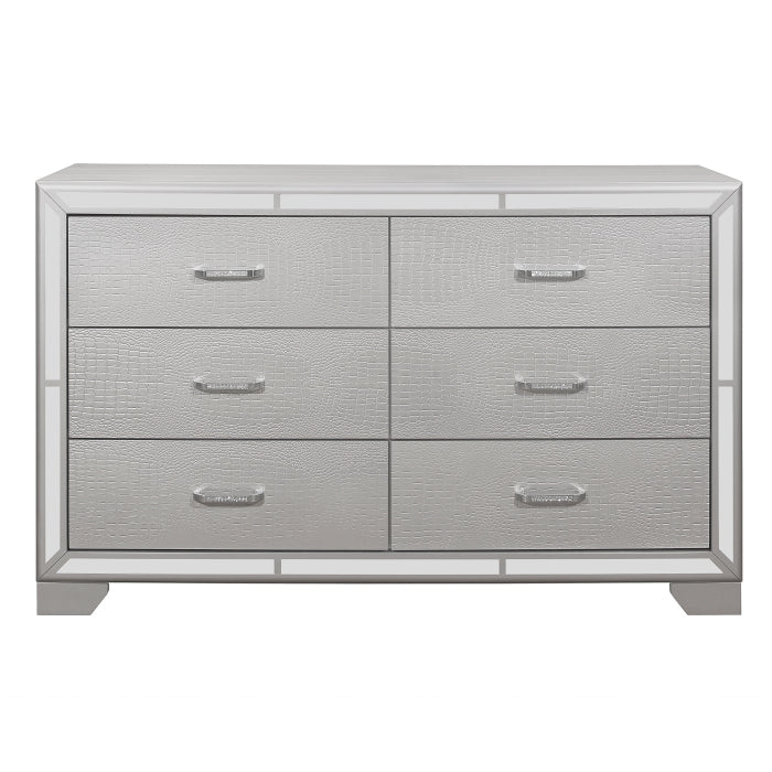 Homelegance - Aveline Dresser in Silver - 1428SV-5 - GreatFurnitureDeal