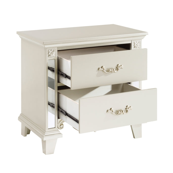 Homelegance - Ever Night Stand in Champagne - 1429-4 - GreatFurnitureDeal