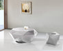 Meridian Furniture - Gemma Coffee Table in Silver - 222Silver-C - GreatFurnitureDeal