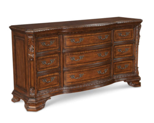 ART Furniture - Old World 9 Drawer Dresser in Medium Cherry - 143131-2606 - GreatFurnitureDeal