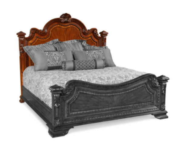 ART Furniture - Old World Queen Estate Bed in Medium Cherry - 143155-2606 - GreatFurnitureDeal