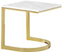 Meridian Furniture - London End Table in Gold - 217-E - GreatFurnitureDeal
