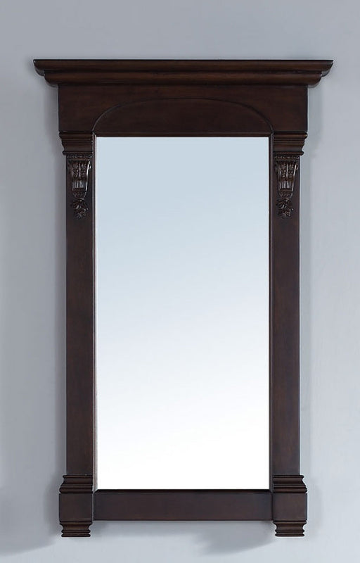 James Martin Furniture - Brookfield 26" Mirror, Burnished Mahogany - 147-114-5165