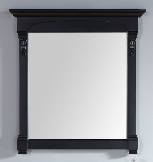 James Martin Furniture - Brookfield 39.5" Mirror, Antique Black - 147-114-5335 - GreatFurnitureDeal