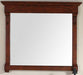 James Martin Furniture - Brookfield 47.25" Mirror, Warm Cherry - 147-114-5485 - GreatFurnitureDeal