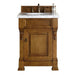 James Martin Furniture - Brookfield 26" Country Oak Single Vanity with 3 CM Arctic Fall Solid Surface Top - 147-114-V26-COK-3AF
