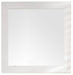 James Martin Furniture - Weston 40" Rectangular Mirror, Bright White - 148-M40-BW - GreatFurnitureDeal