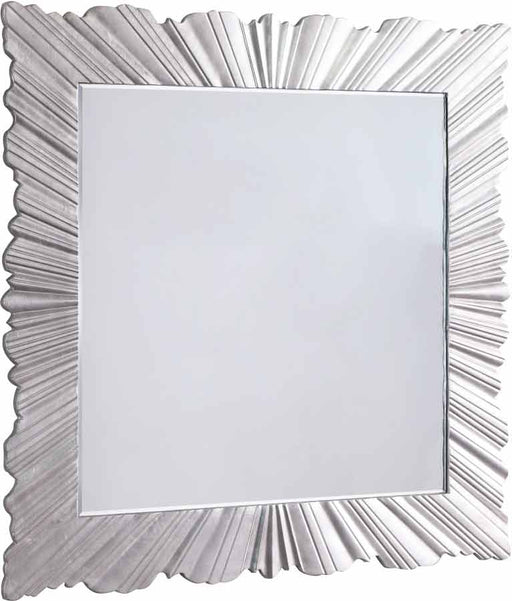 Meridian Furniture - Silverton Mirror in Silver Leaf - 448-M - GreatFurnitureDeal