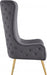 Meridian Furniture - Alexander Accent Chair in Grey - 536Grey - GreatFurnitureDeal