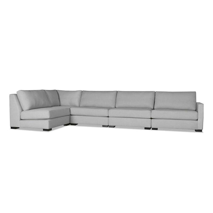 Nativa Interiors - Chester Modular L-Shaped Sectional Right Arm Facing 159" Off White - SEC-CHST-CL-UL3-5PC-PF-WHITE