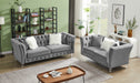 GFD Home - L8085B Two-seat + three-seat modular sofa light gray - GreatFurnitureDeal