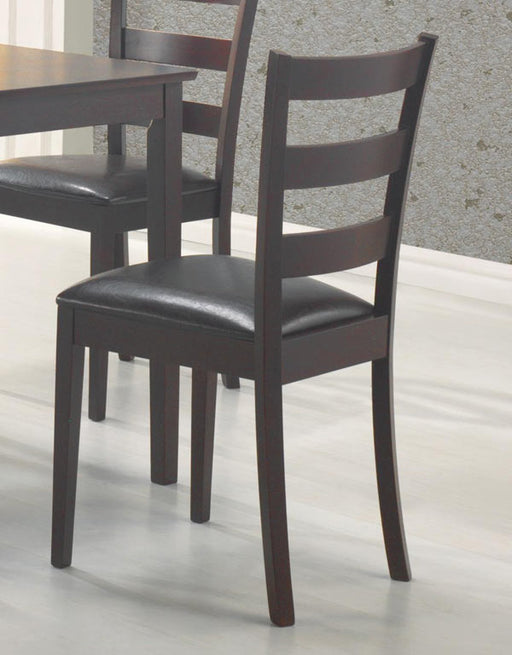 Coaster Furniture - Taraval Dark Brown 5 Piece Counter Height Dining Set - 150232-5SET - GreatFurnitureDeal