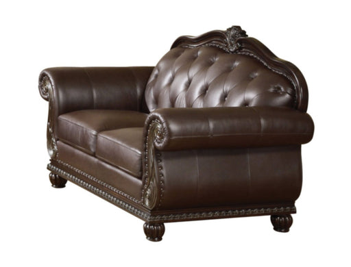 Acme Furniture - Anondale Top Grain Leather Loveseat in Espresso - 15031 - GreatFurnitureDeal