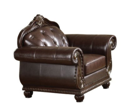 Acme Furniture - Anondale Top Grain Leather Chair in Espresso - 15032