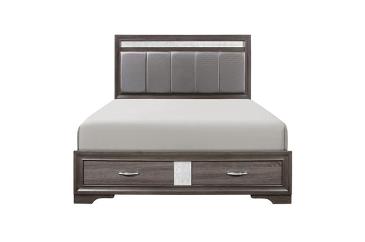 Homelegance - Luster 6 Piece Queen Platform Bedroom Set in Gray - 1505-1-6SET - GreatFurnitureDeal