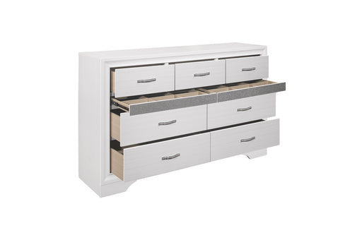 Homelegance - Luster Dresser in White - 1505W-5 - GreatFurnitureDeal