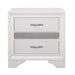 Homelegance - Luster Night Stand in White - 1505W-4 - GreatFurnitureDeal