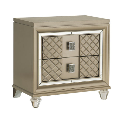 Homelegance - Loudon Night Stand in Champagne - 1515-4 - GreatFurnitureDeal