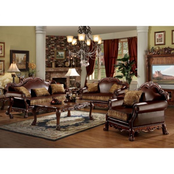 Acme Furniture - Anondale Sofa w-3 Pillows in Brown  - 15160