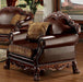 Acme Furniture - Anondale Chair & 1 Pillow in Brown  - 15162 - GreatFurnitureDeal