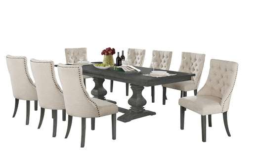 Mariano Furniture - D82D9 9 Piece Dining Table Set - BQ-D82D9 - GreatFurnitureDeal