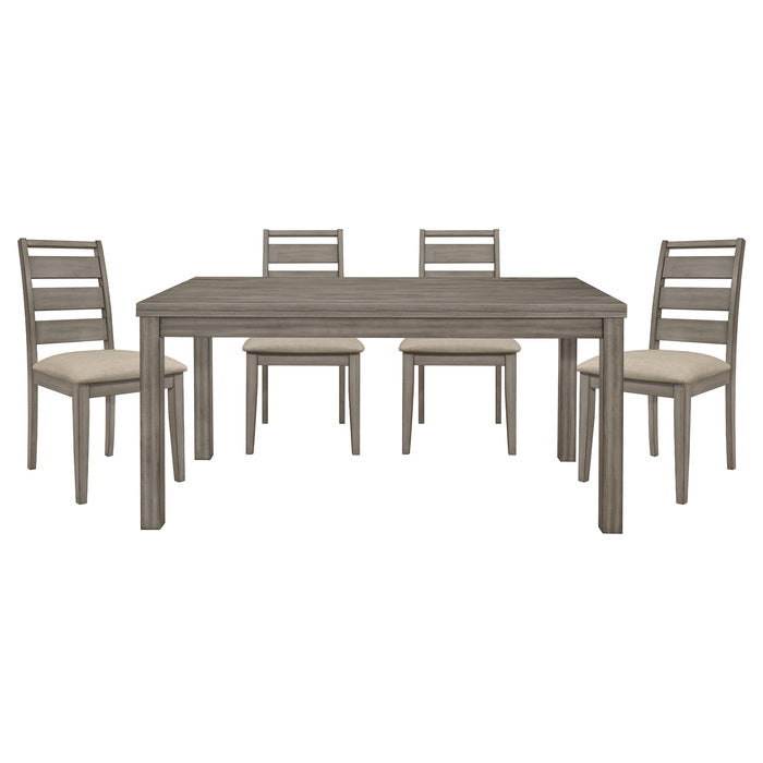 Homelegance - Bainbridge 5 Piece Dining Room Set in Weathered Gray - 1526-64-5SET - GreatFurnitureDeal
