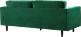 Meridian Furniture - Emily Velvet Sofa in Green -  625Green-S - GreatFurnitureDeal