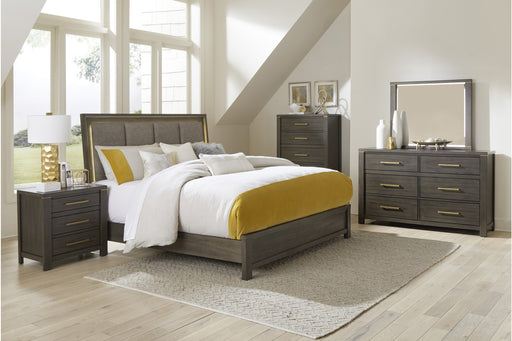 Homelegance - Scarlett 5 Piece Eastern King Bedroom Set In Brownish Gray - 1555K-1EK-5SET - GreatFurnitureDeal