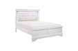 Homelegance - Lana 5 Piece Eastern King Bedroom Set in White - 1556WK-1EK-5SET - GreatFurnitureDeal