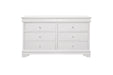 Homelegance - Lana 5 Piece Queen Bedroom Set in White - 1556W-1-5SET - GreatFurnitureDeal