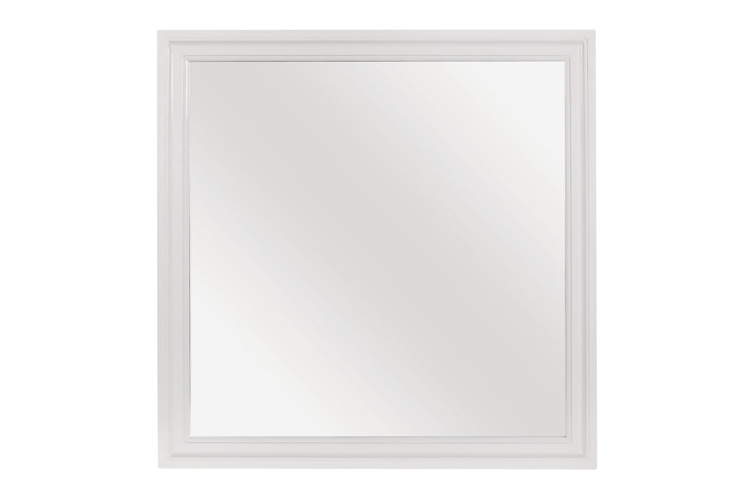Homelegance - Lana Dresser with Mirror in White - 1556W-6