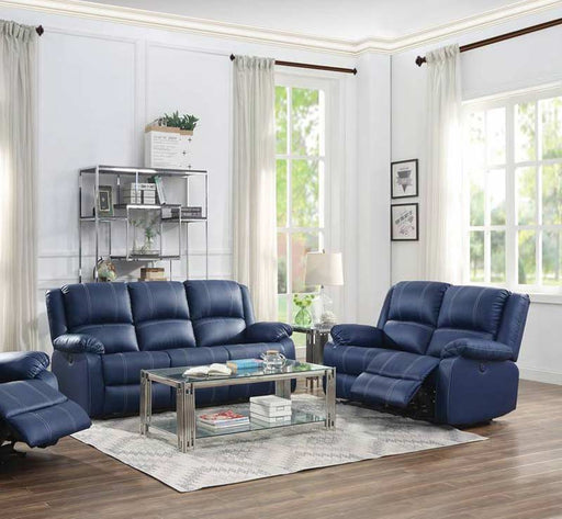 Acme Furniture - Zuriel 2 Piece Living Room Set in Blue - 54615-16 - GreatFurnitureDeal