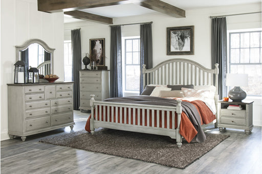 Homelegance - Mossbrook 5 Piece California King Bedroom Set In Light Gray - 1568K-1CK-5SET - GreatFurnitureDeal