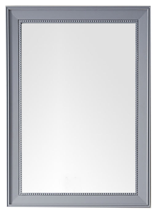 James Martin Furniture - Bristol 29" Rectangular Mirror, Silver Gray - 157-M29-SL