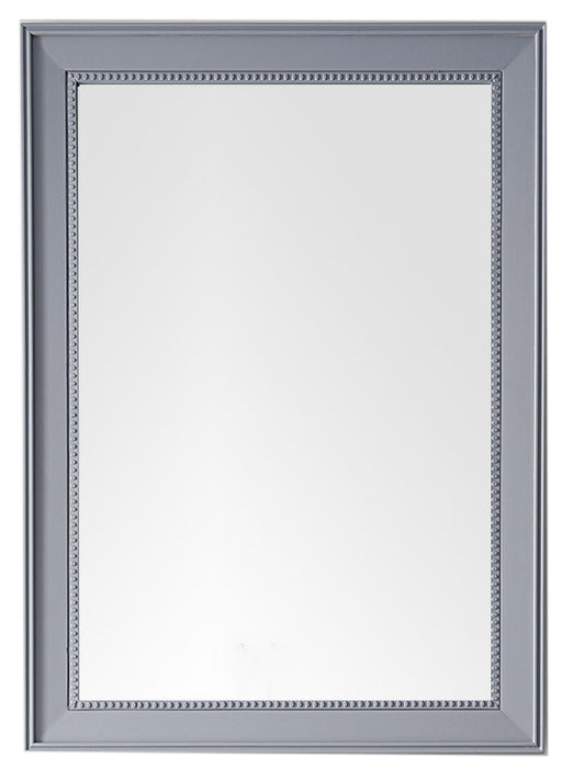 James Martin Furniture - Bristol 29" Rectangular Mirror, Silver Gray - 157-M29-SL - GreatFurnitureDeal