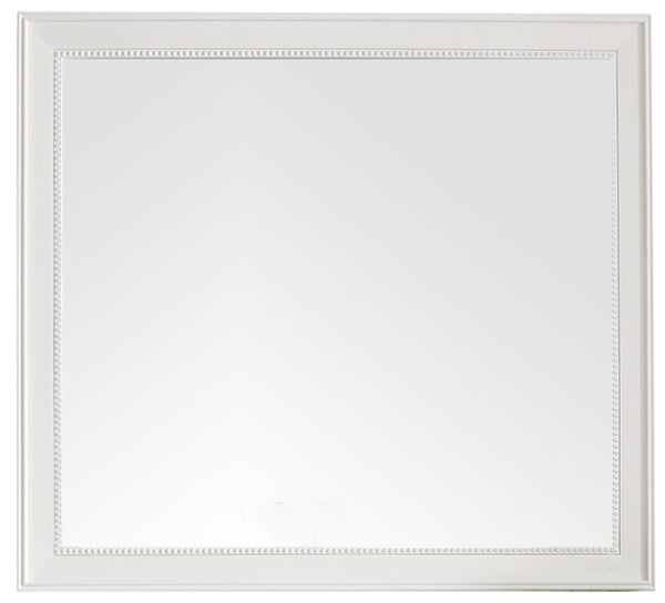 James Martin Furniture - Bristol 44" Rectangular Mirror, Bright White - 157-M44-BW